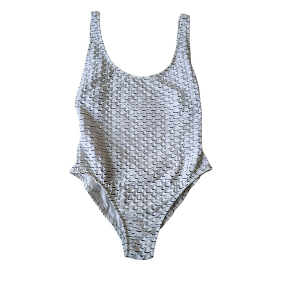 Milly Cabana One Piece Neutral Deep Back Scoop Women's Size S - Picture 3 of 7